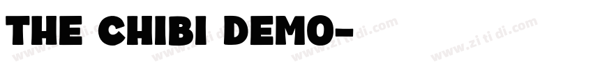 THE CHIBI DEMO字体转换